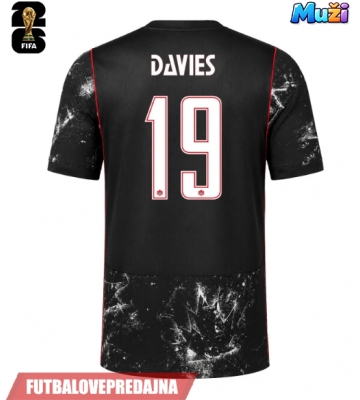 Lacne Muži Futbalové dres Kanada Alphonso Davies #19 MS 2026 Krátky Rukáv - Preč
